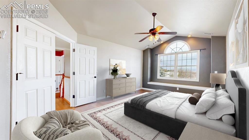 Virtually Staged primary bedroom