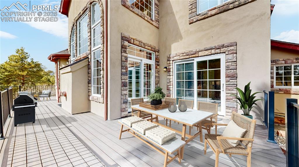 Virtually Staged deck