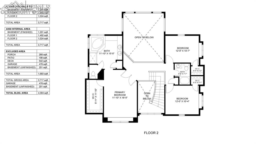 Upper Level Floor Plan