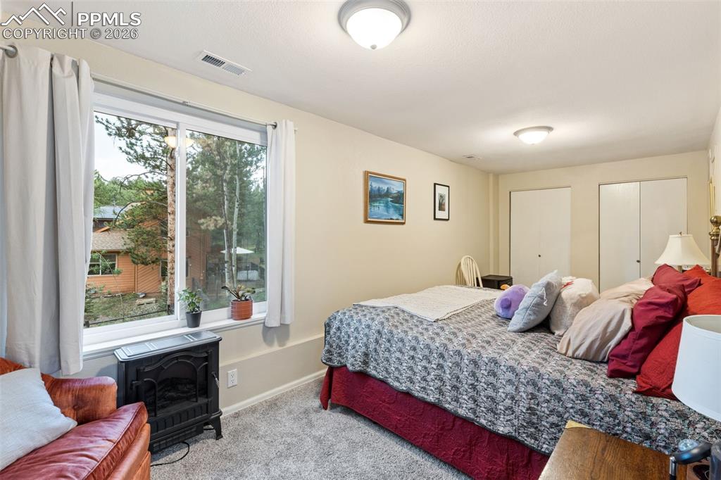 Basement apartment bedroom