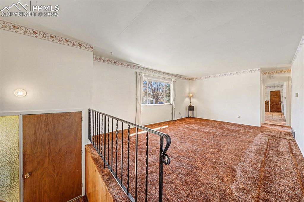 Living Room From Top Of Stairs