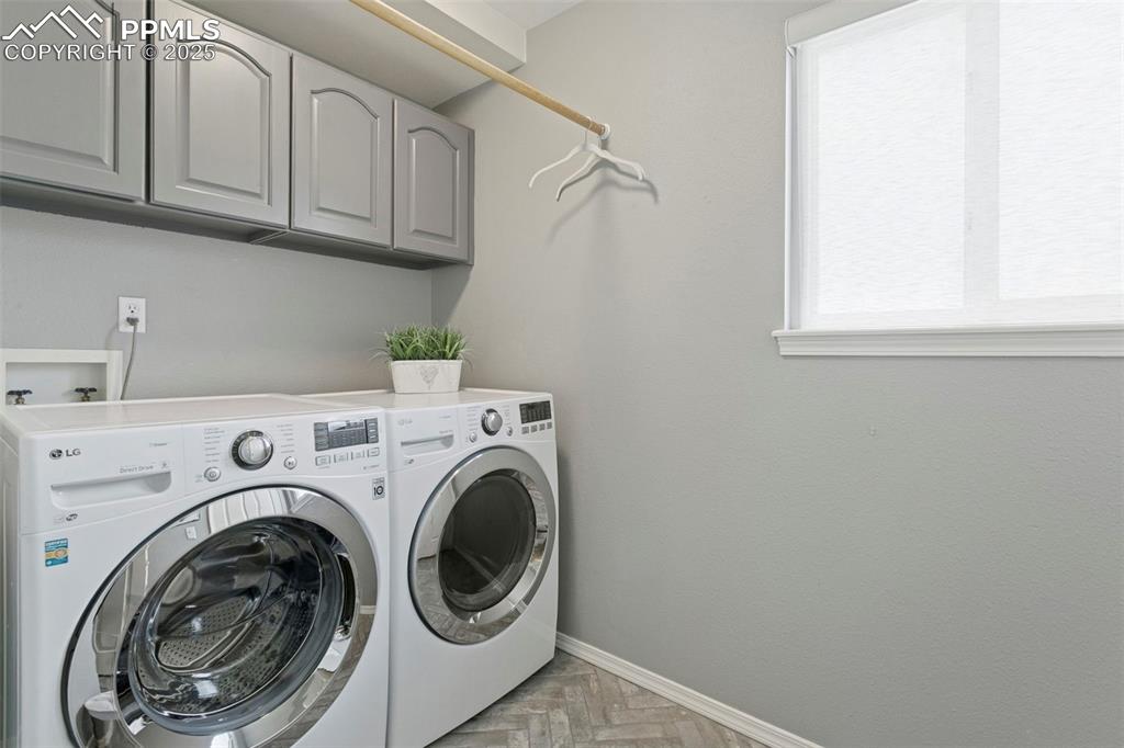 Main-level laundry!