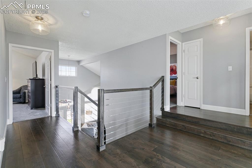 Another view of the upper-level landing