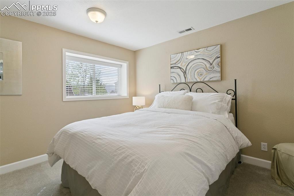 Garden-level bedroom w/walk-in closet!