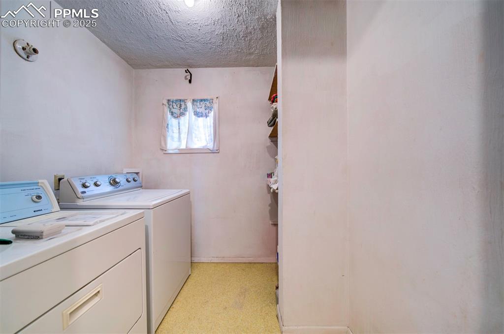 Large laundry room on main level.