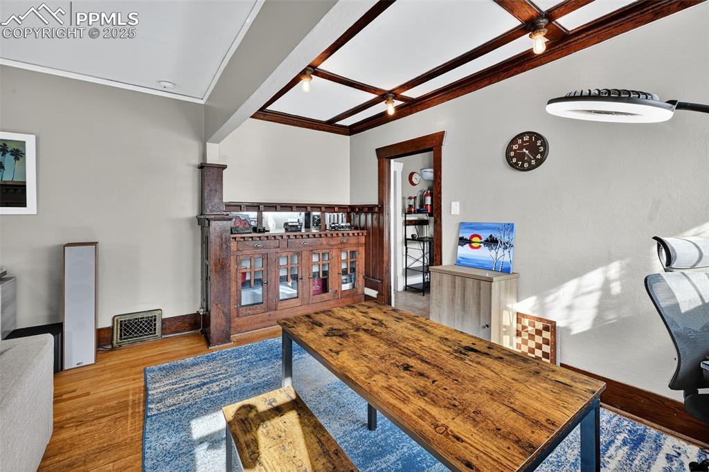 Check out the original built in buffet!