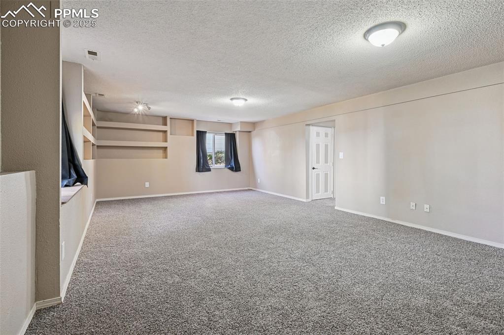 Basement - large recreation/living area in the garden level basement