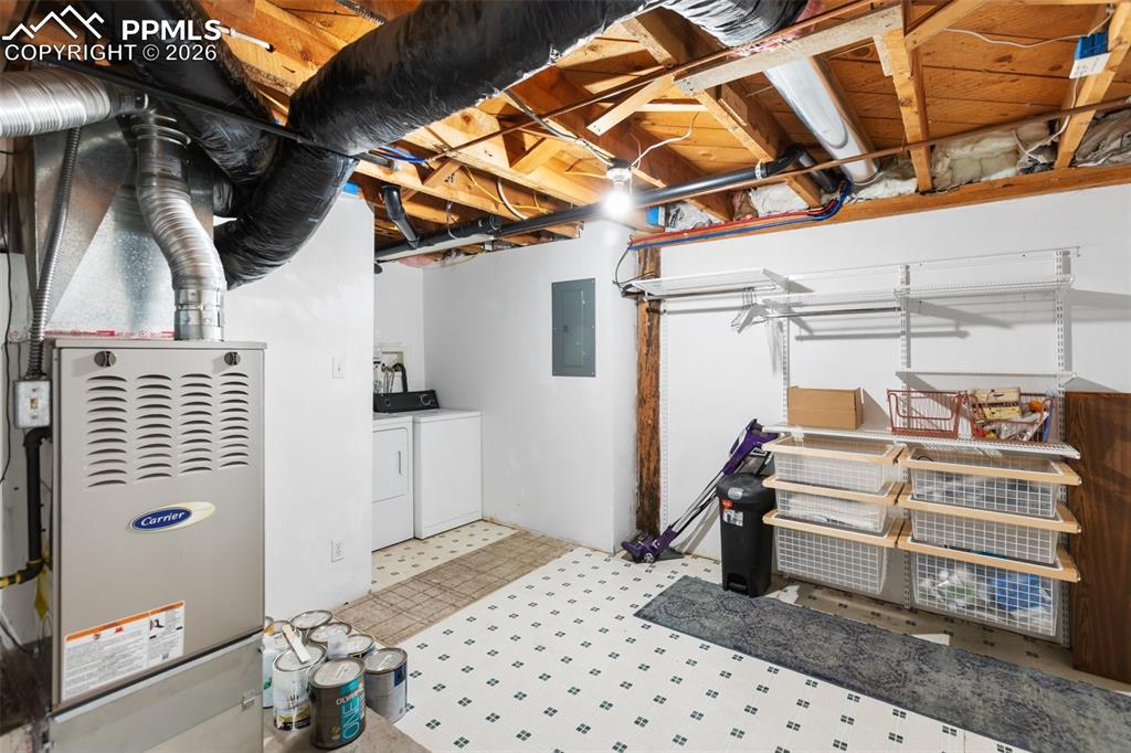 Fabulous laundry and storage area