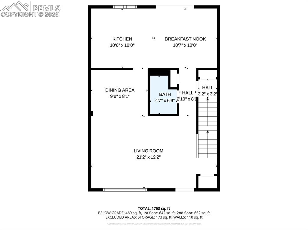 View of room layout