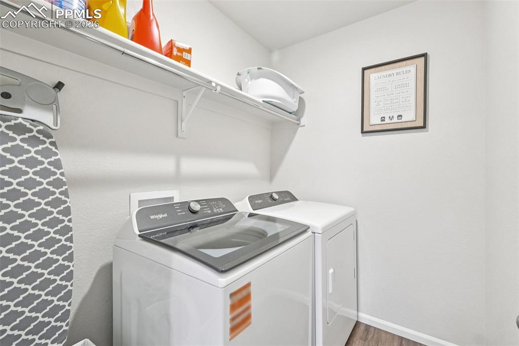 Laundry room in upstairs!