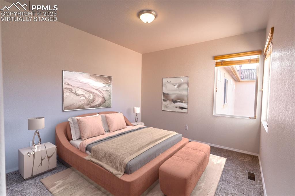 Secondary Bedroom Virtually Staged 