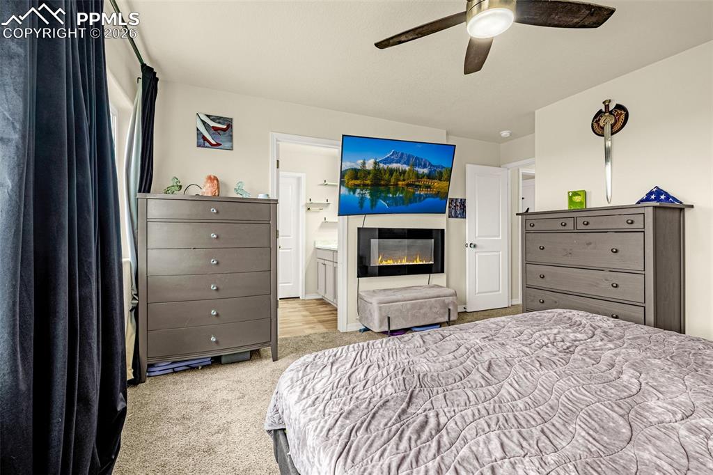 Primary Bedroom has a beautiful Primary bathroom connected