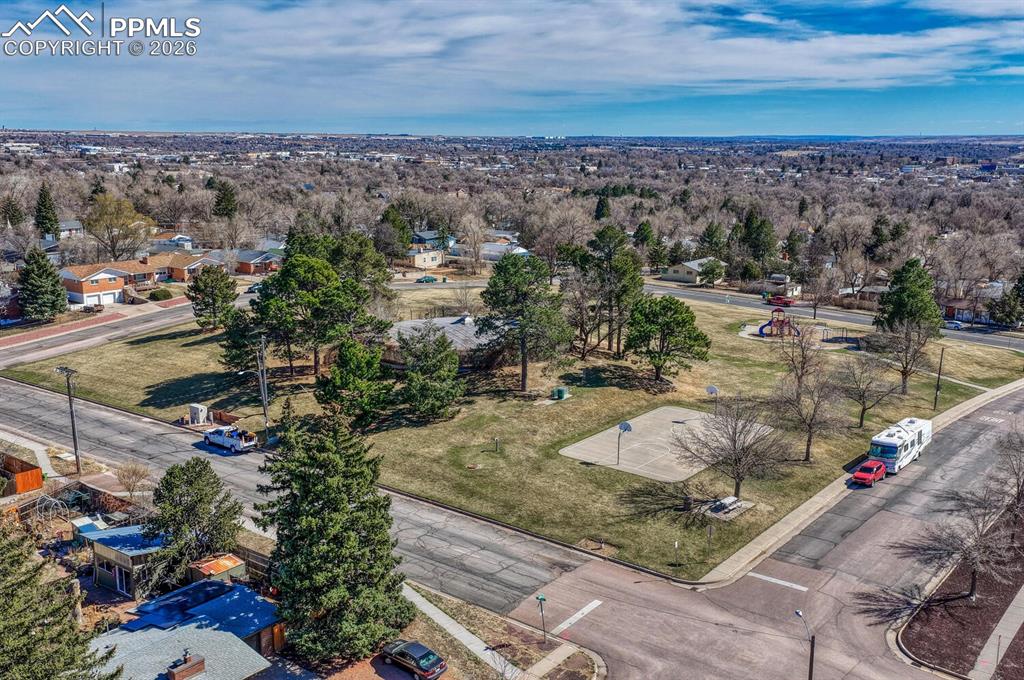 Great park just down the street.