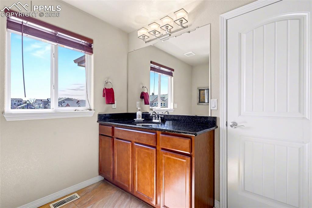 Upper level full bathroom