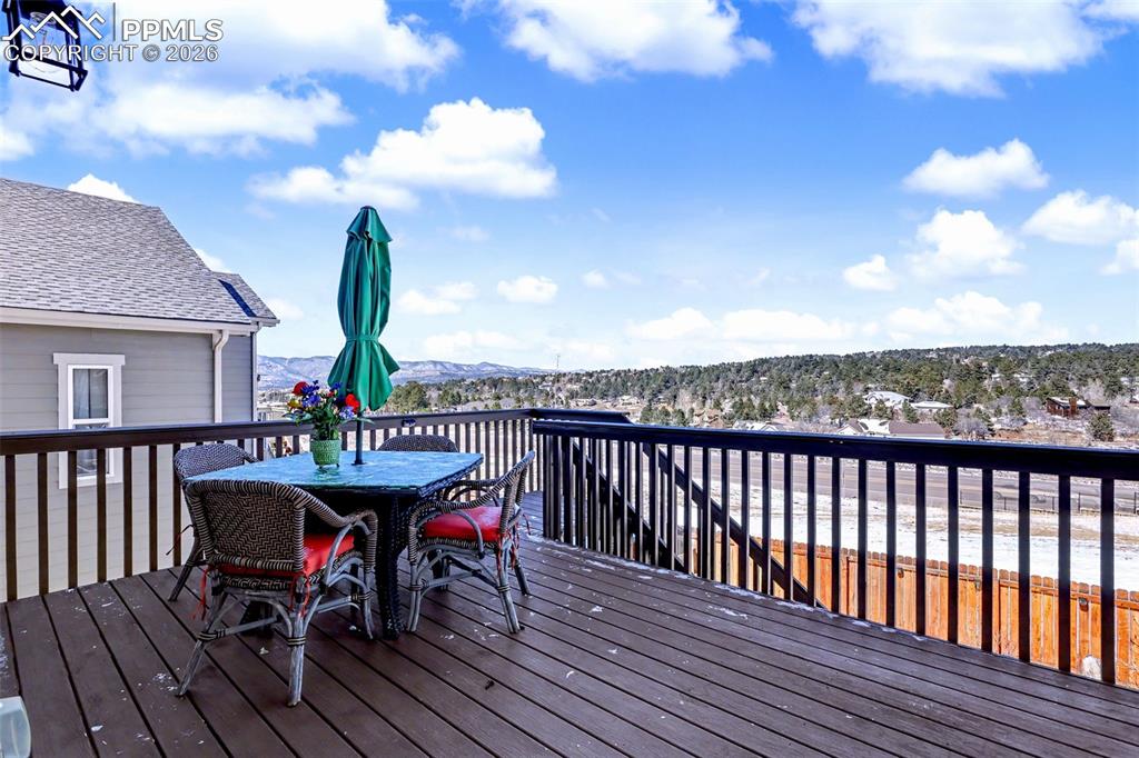 Perfect for entertaining and enjoying mountain views