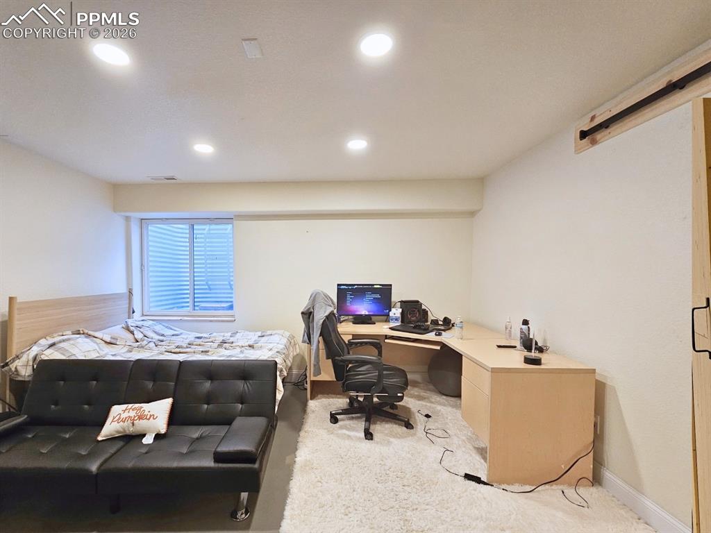 Large suite-like Bedroom (1) space wit a huge walk in closet