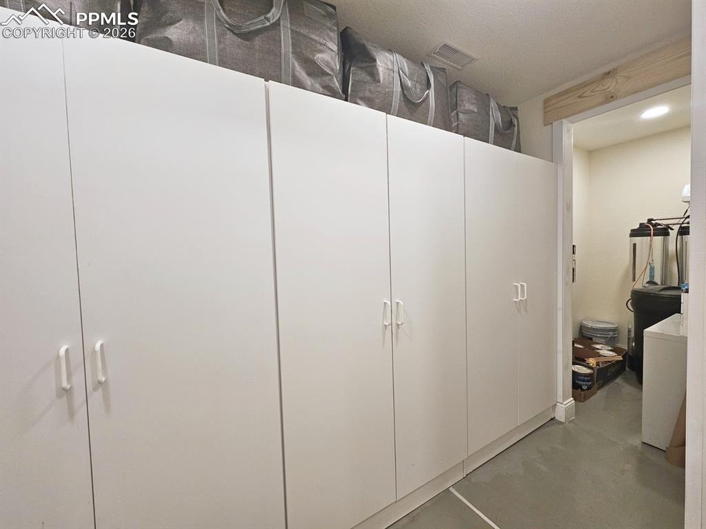 Storage Lockers - Set of 4 with Water Room Pass-Through