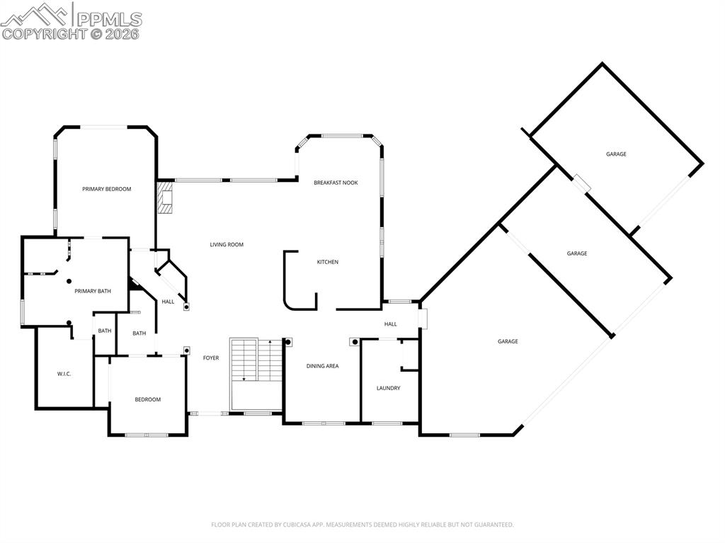 Main level floorplan