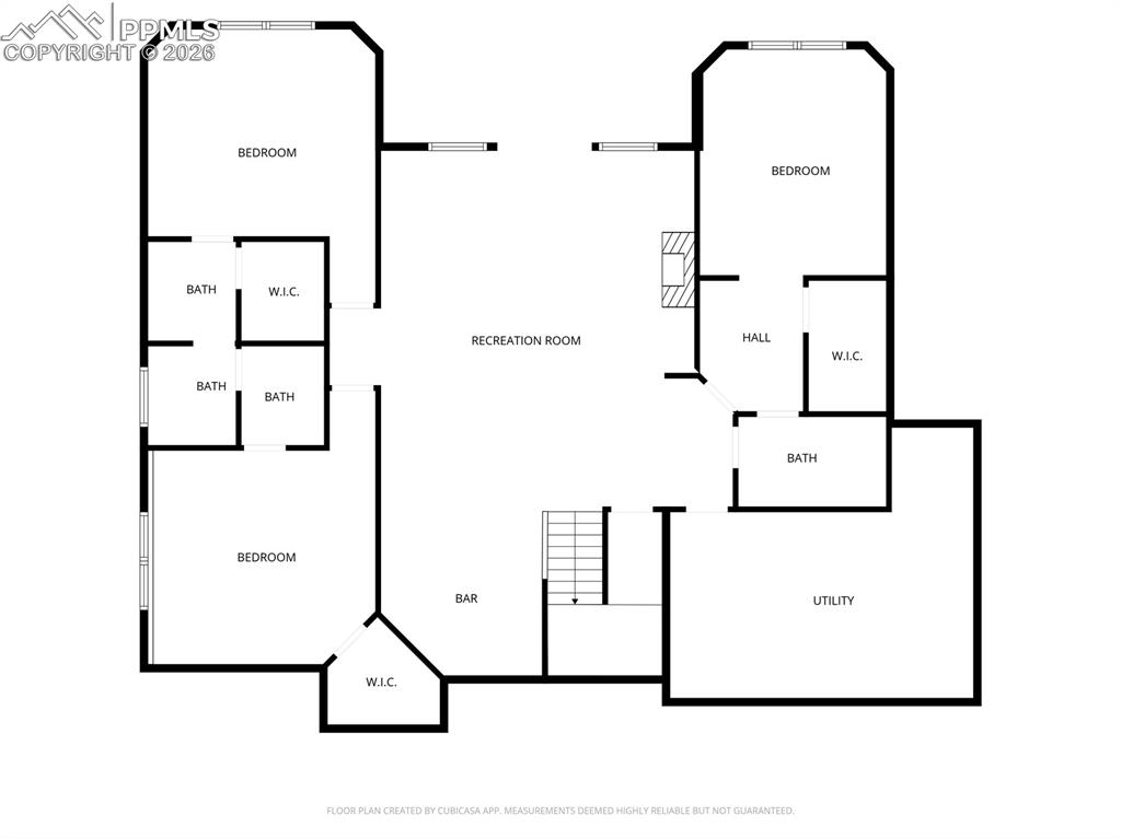 Lower level floorplan