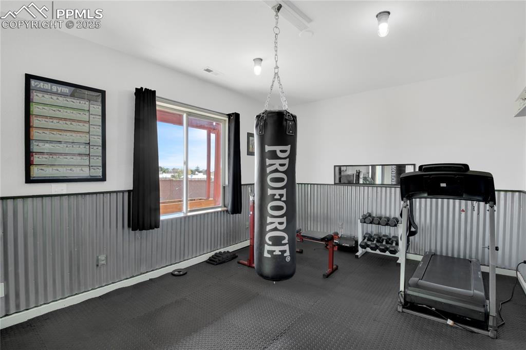 View of workout area