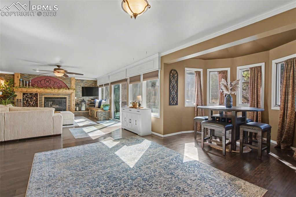 Family Room and Dining Nook