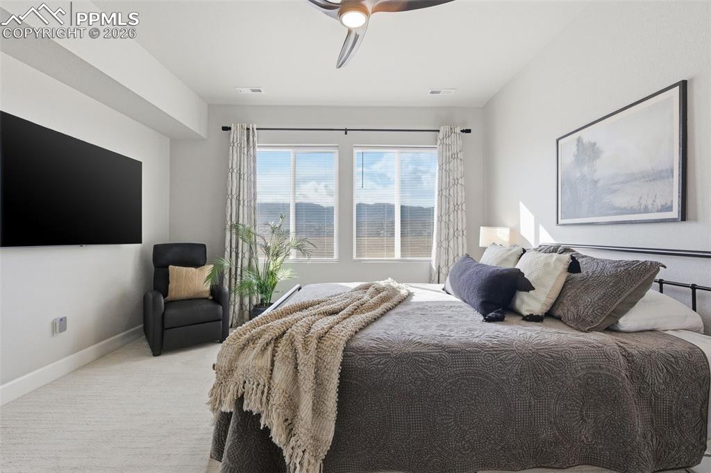 Spacious main level owner's suite 