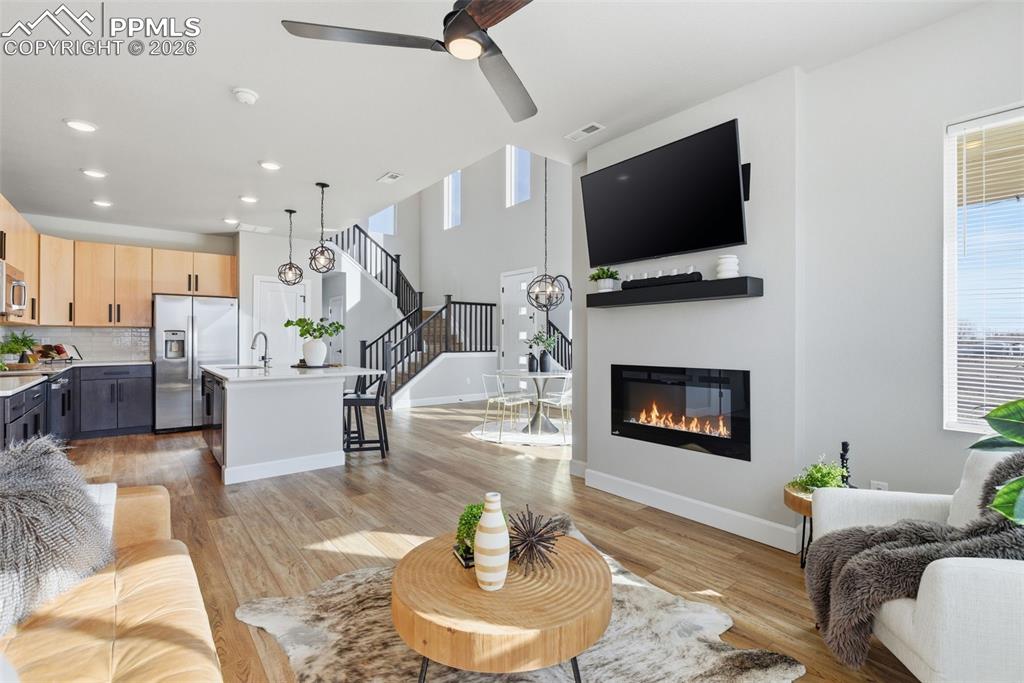 Space to stretch out with clean lines