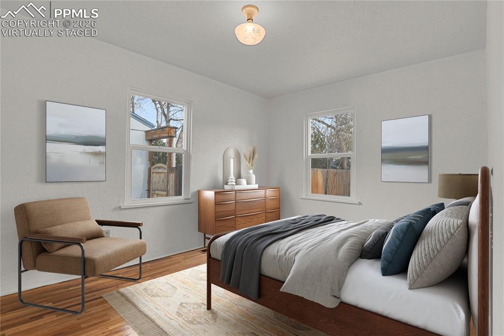 Second generously sized bedroom. Virtually Staged