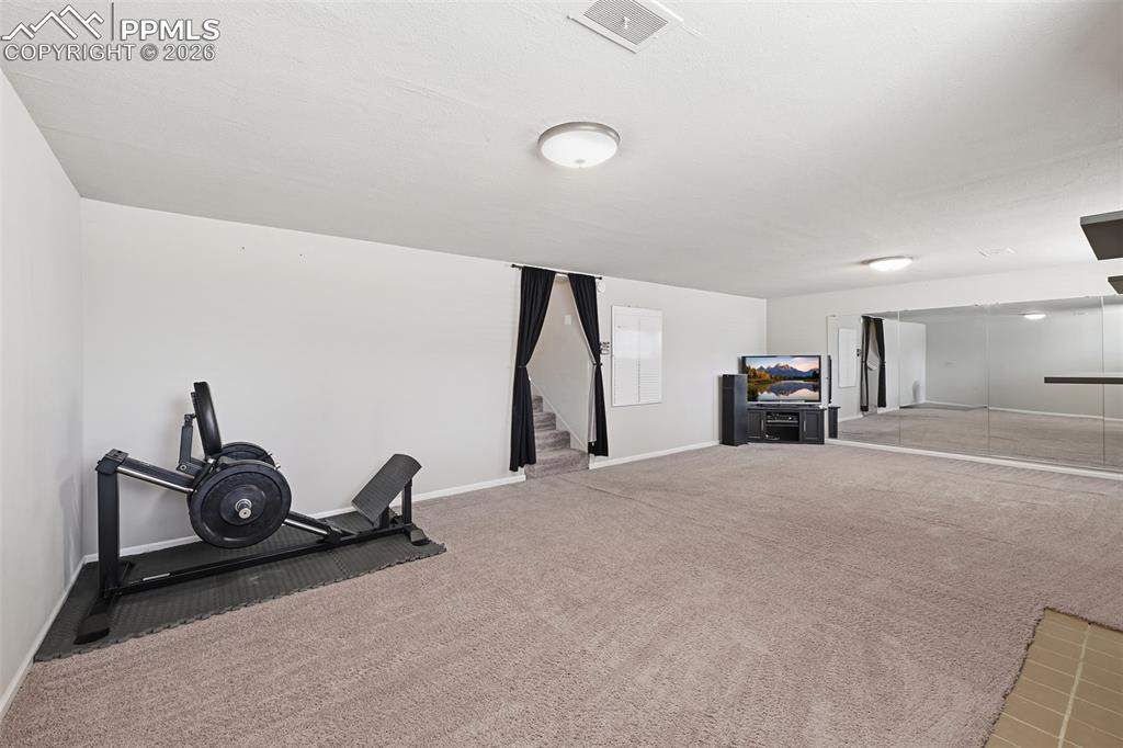 Large basement perfect for all kinds of recreational activities
