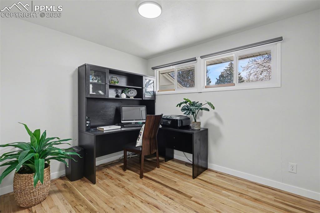 Second bedroom currently being used as office.