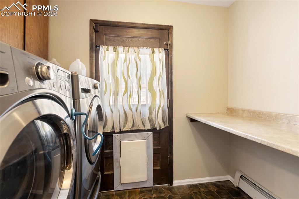 Main Level Laundry - Walk out to back yard