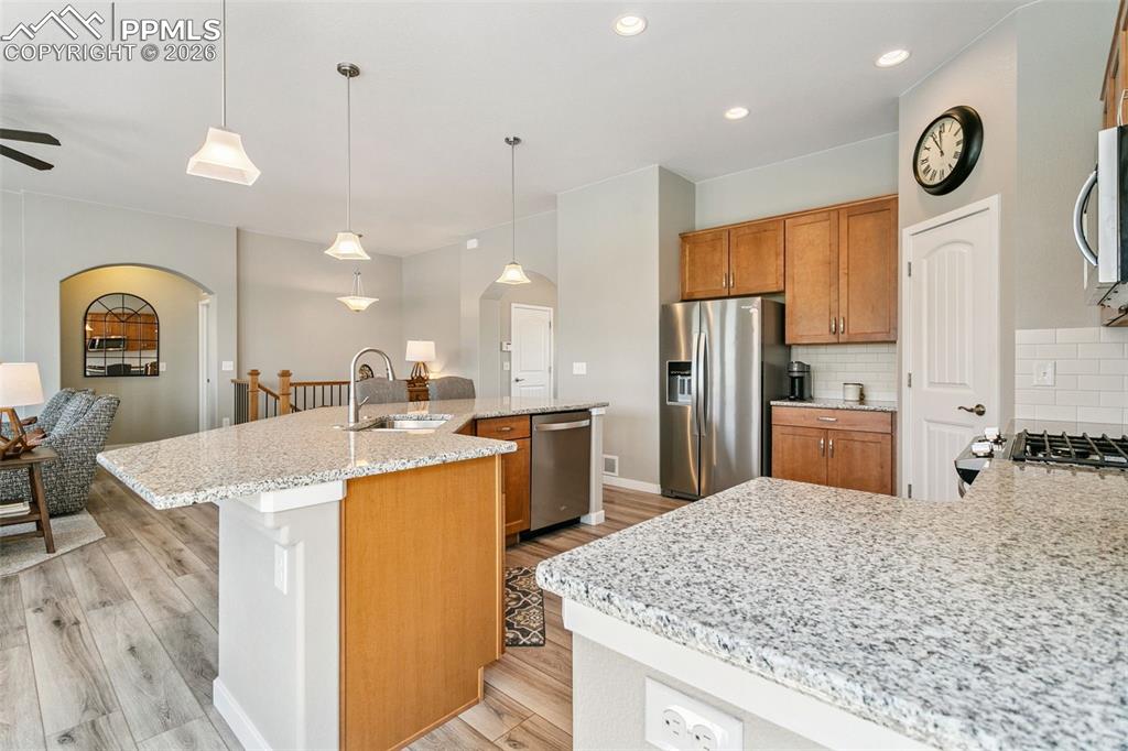 Kitchen - Striking Granite Countertops