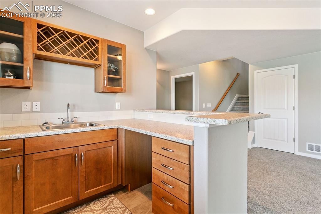 Fabulous Wet Bar in the Family Room
