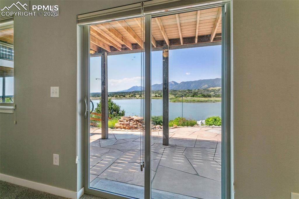 Walk-out to the Large Flag Stone Patio