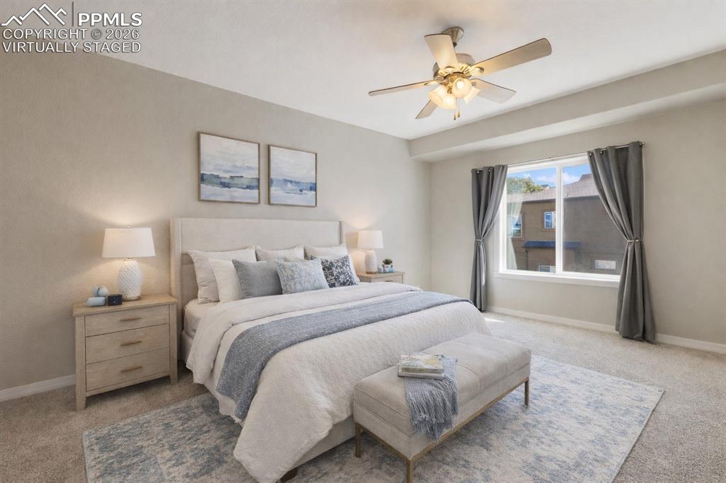 Virtually Staged - Primary Bedroom