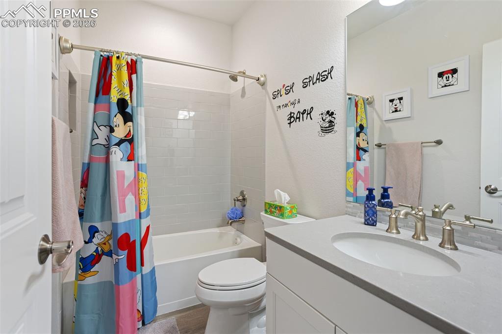 Third full bathroom with shower / bath combination