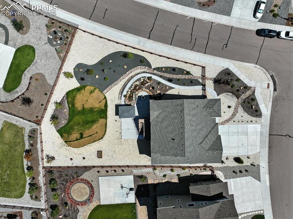 Aerial view of property's location