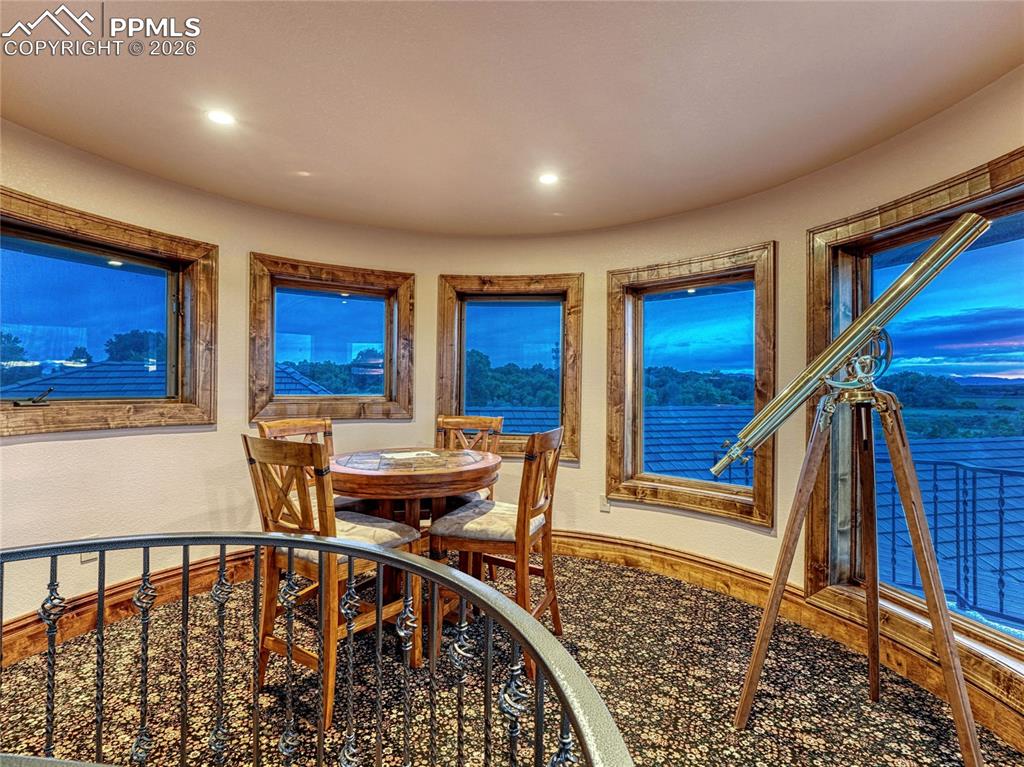 Observatory with unobstructed views of the entire Rocky Mountain range.