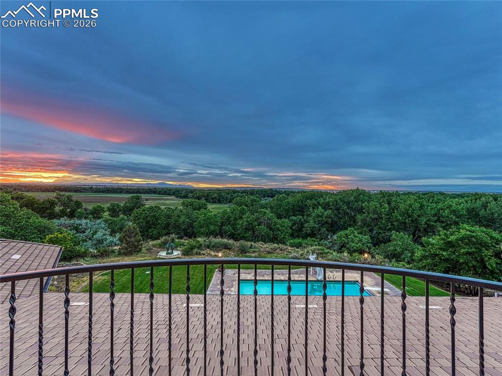 View from observatory.