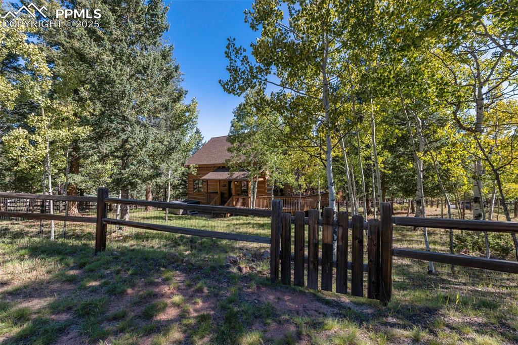 Looking at the front of the home from Blue Spruce Street