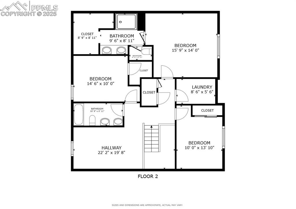 Floor plan - upper level