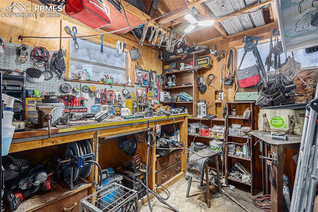 View of storage room