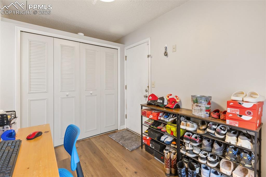 Mudroom off garage
