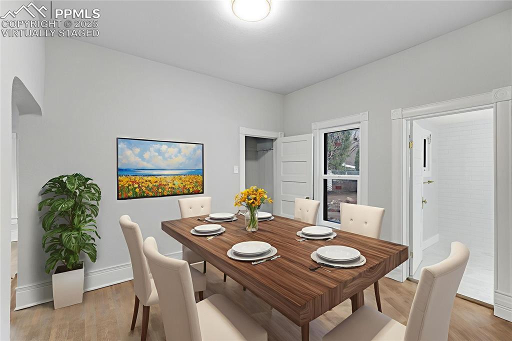 Dining Room Virtually Staged