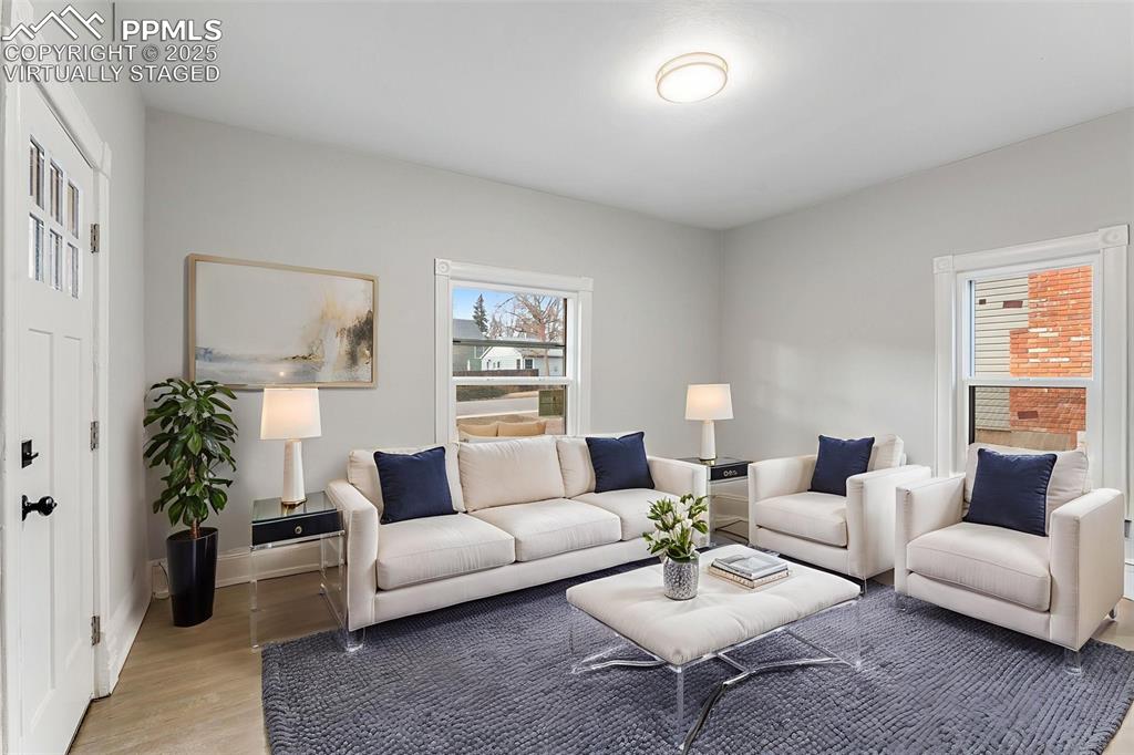 Living Room Virtually Staged