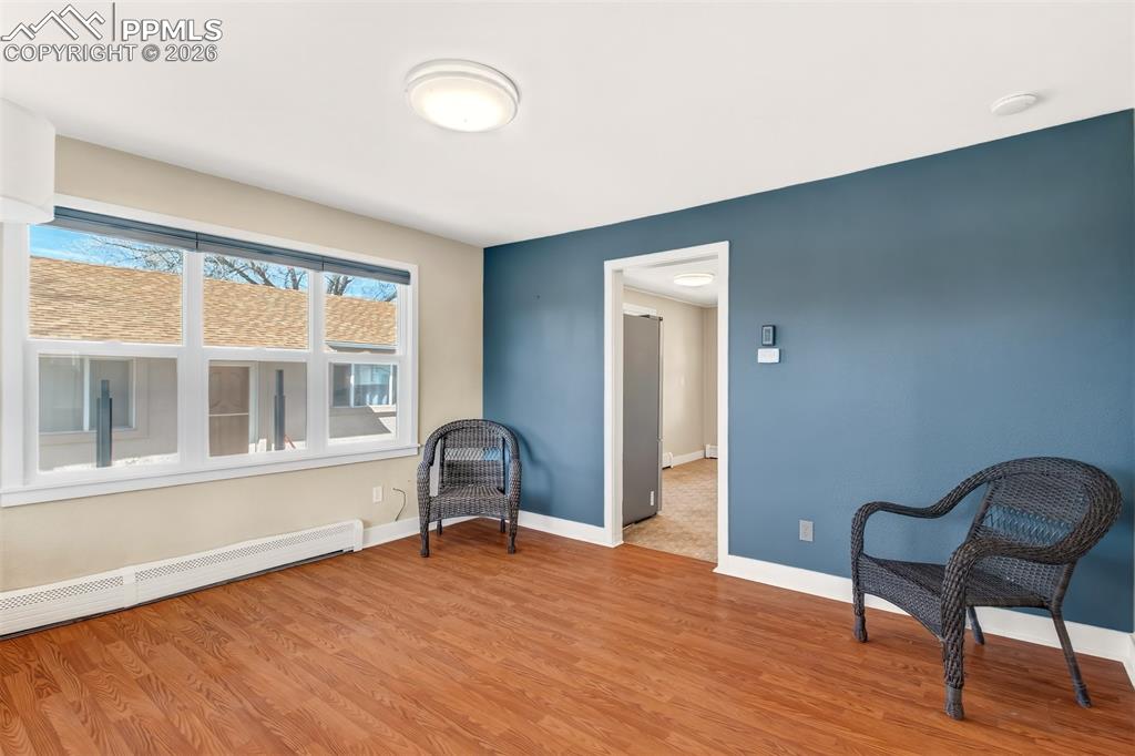 Bright living room with lots of natural light