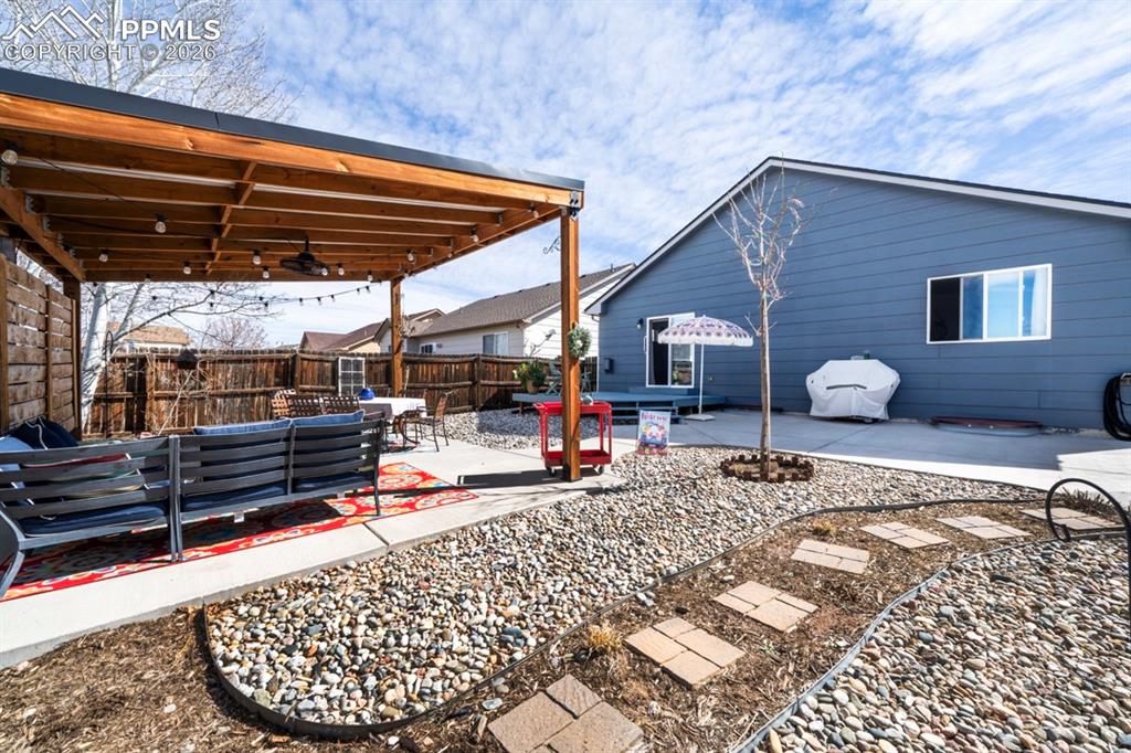 Back Deck, Patio, and Pergola