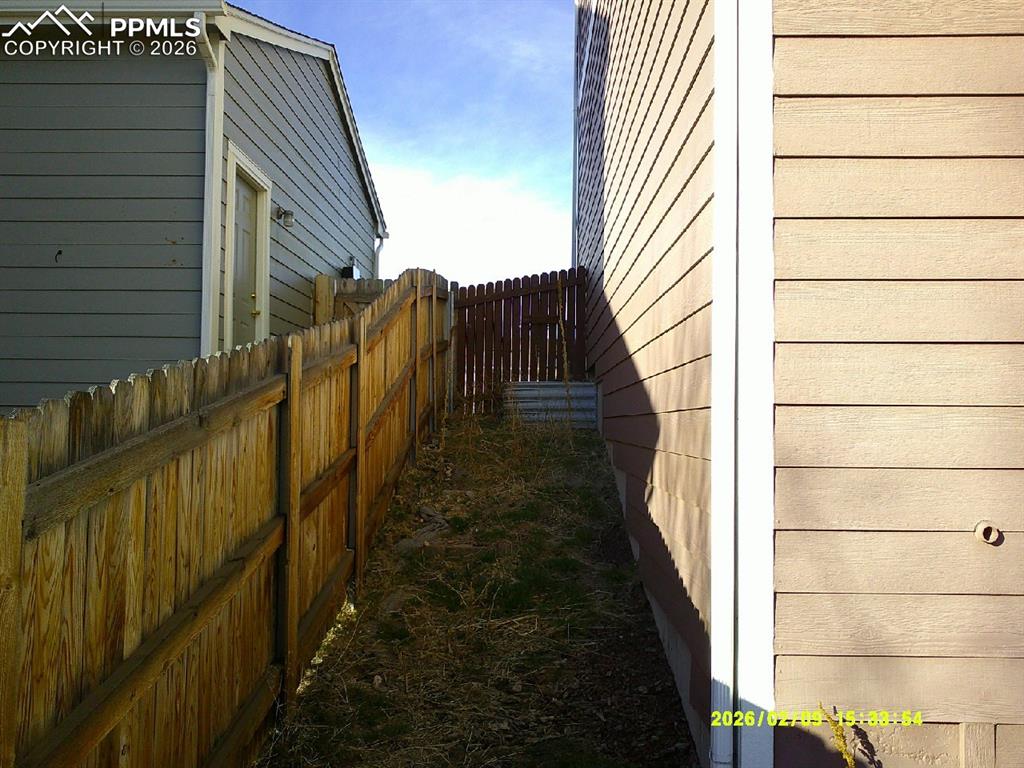 View of side of home