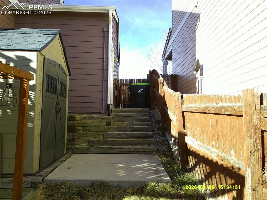 View of side of home