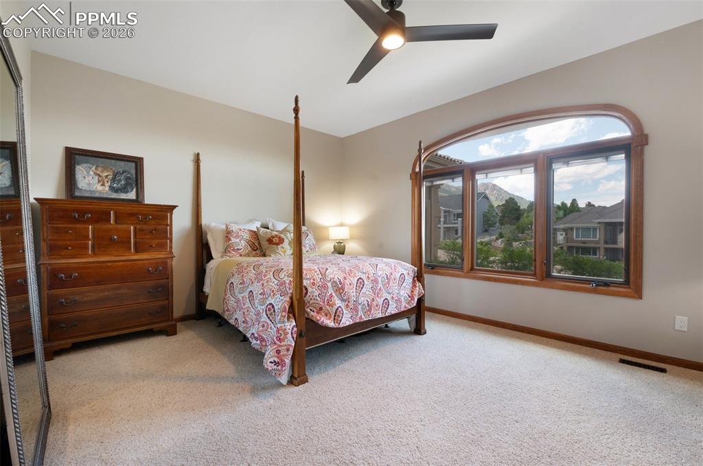 Main Level Bedroom With Mountain Views